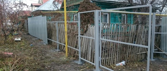 Забор из профастила г. Самара