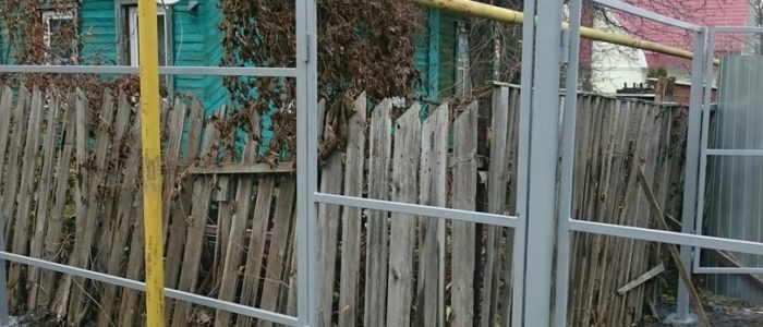 Забор из профастила г. Самара